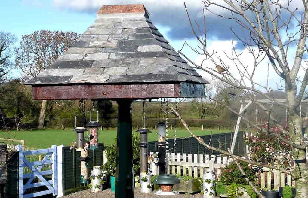 We even have a bespoke bird feeding station at our luxury holiday cottage Cornwall