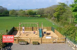 A RoSpA inspected play park for your children's exclusive use at Meadowview cottage Cornwall